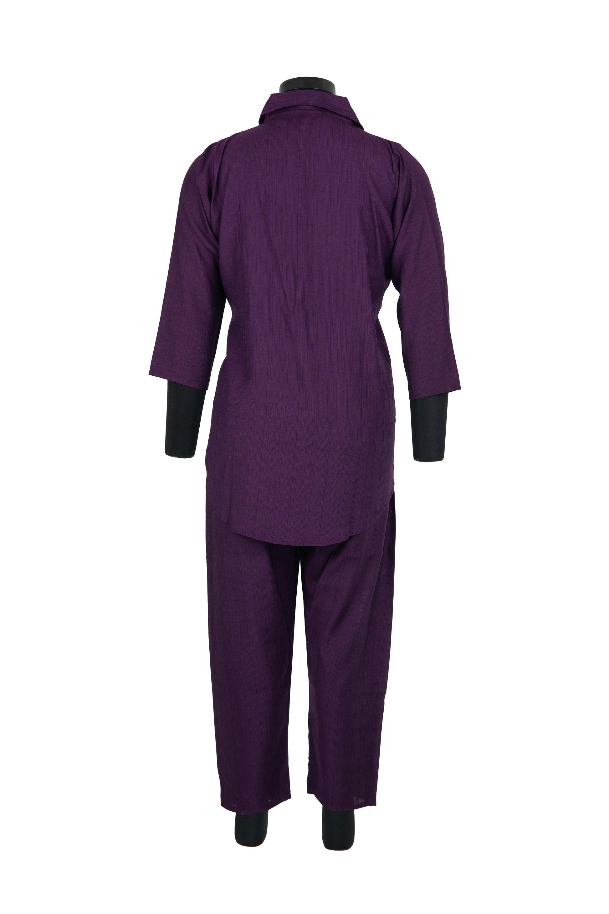 Deep Purple Vatican Fabric Cord-Set