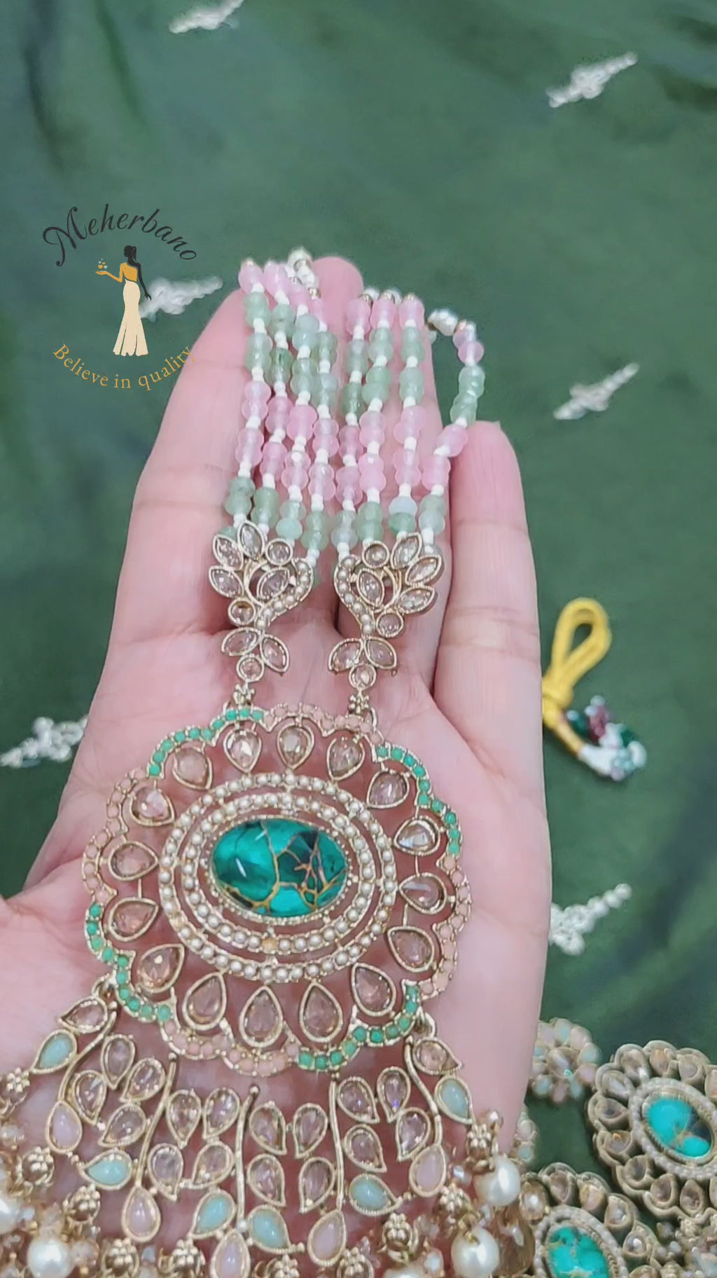 Royal Amethyst to Turquoise Bloom—Two Masterpieces of Tradition, Color, and Craft
