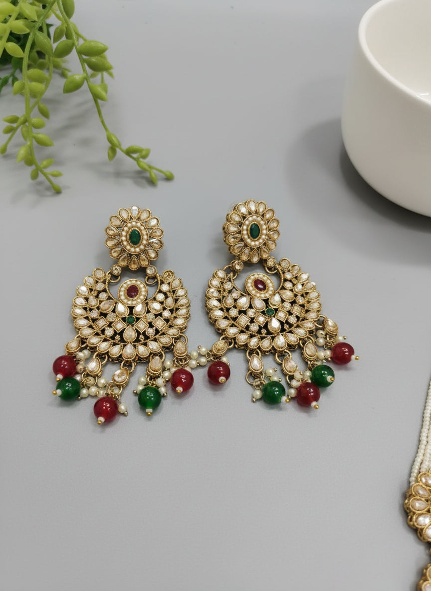 "Gulbahar Royale” – A Symphony of Florals and Festive Grace