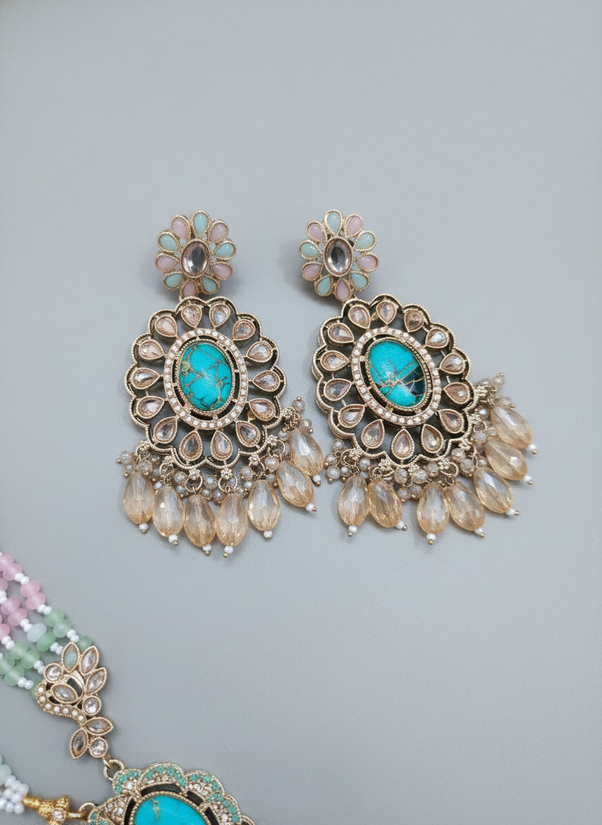 Royal Amethyst to Turquoise Bloom—Two Masterpieces of Tradition, Color, and Craft