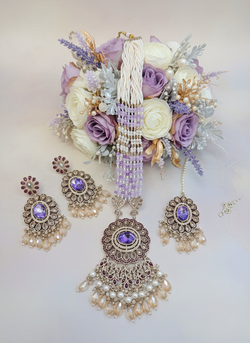 Royal Amethyst to Turquoise Bloom—Two Masterpieces of Tradition, Color, and Craft