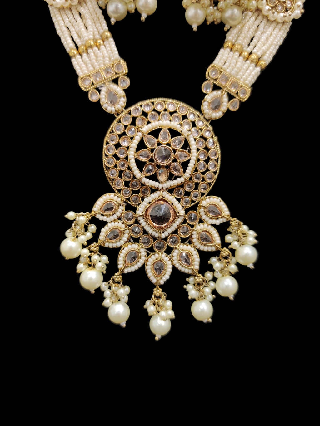 "Rangmahal Radiance” – Where Heritage Blooms in Gold and Pink