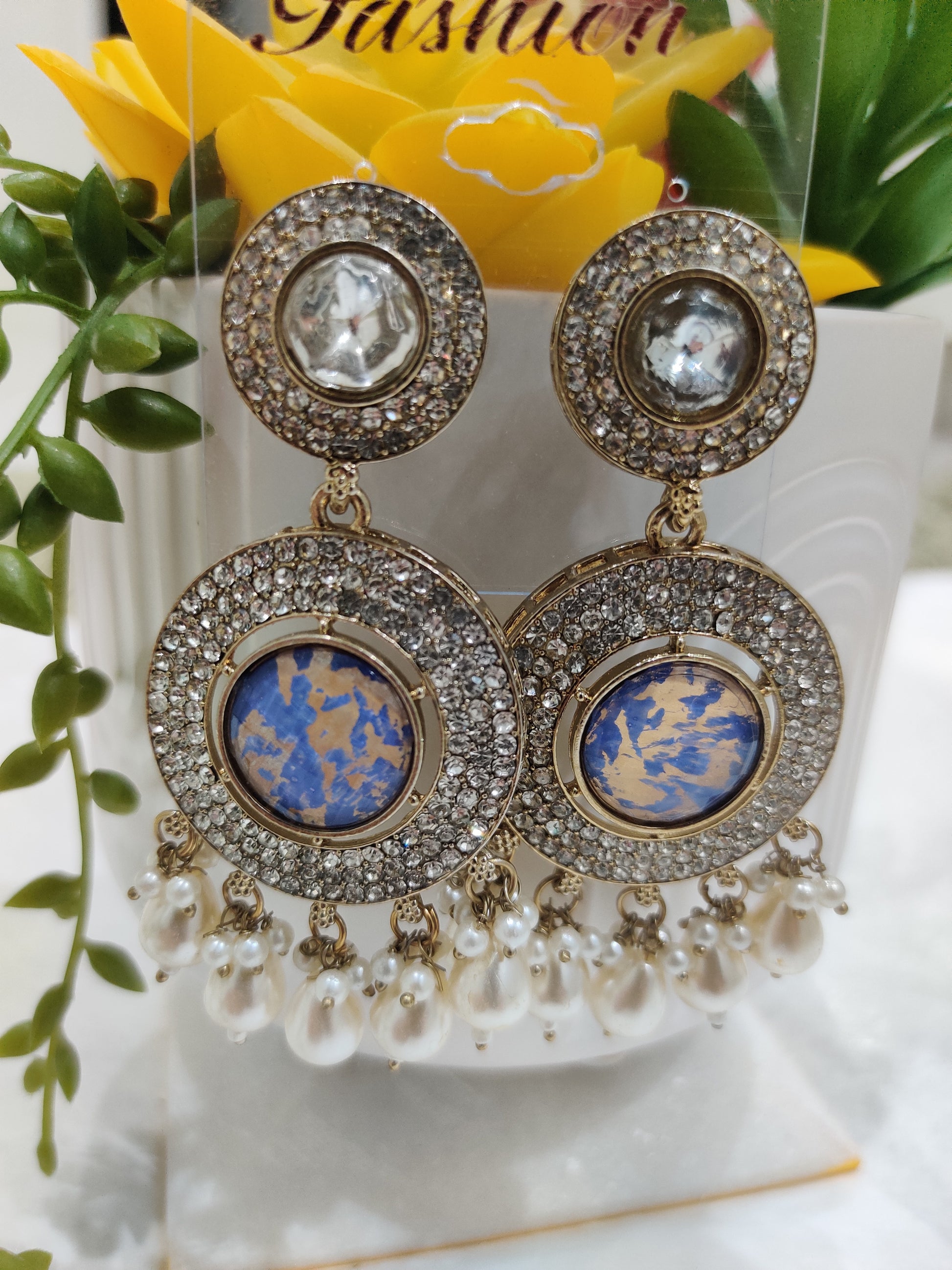 ✨Marbled Jhumkas