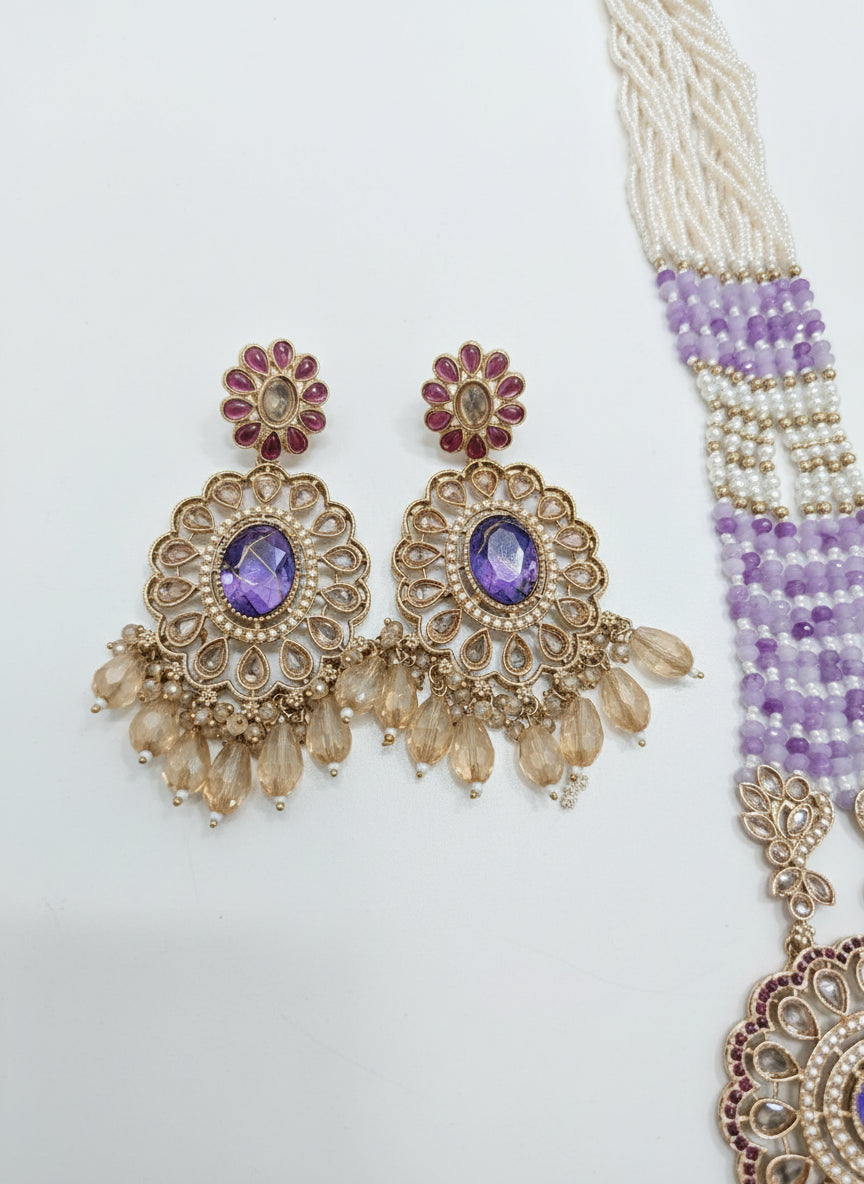 Royal Amethyst to Turquoise Bloom—Two Masterpieces of Tradition, Color, and Craft