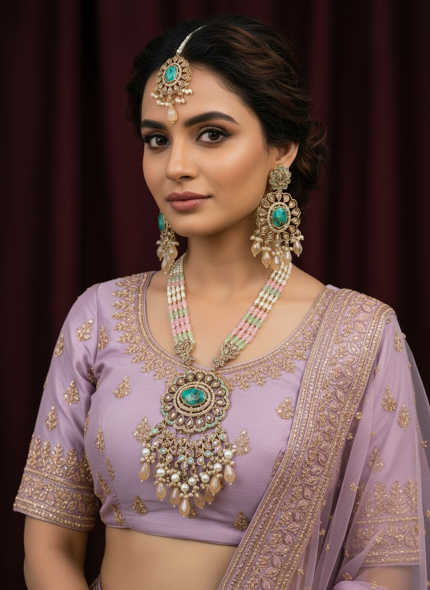 Royal Amethyst to Turquoise Bloom—Two Masterpieces of Tradition, Color, and Craft