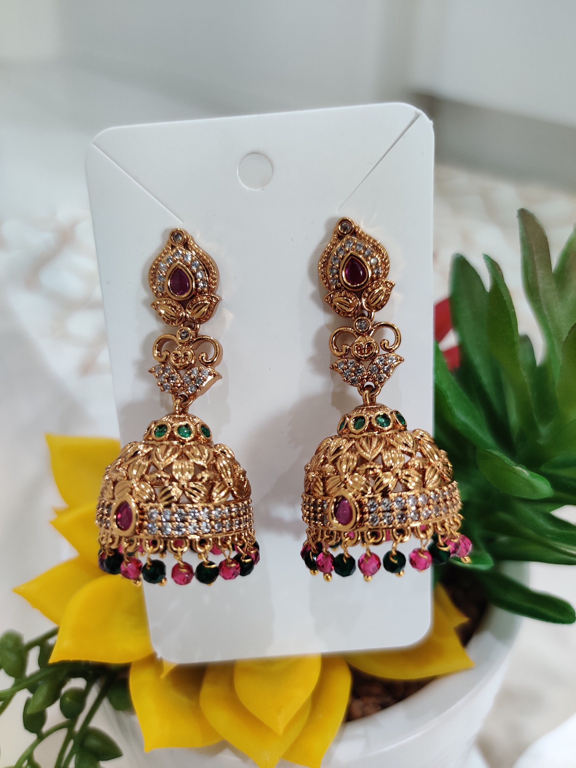 ✨ Regal Rasa Jhumkas