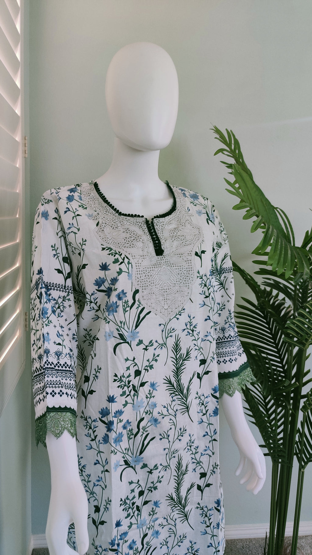 Whispers of Neem & Indigo – Cotton Suit Set