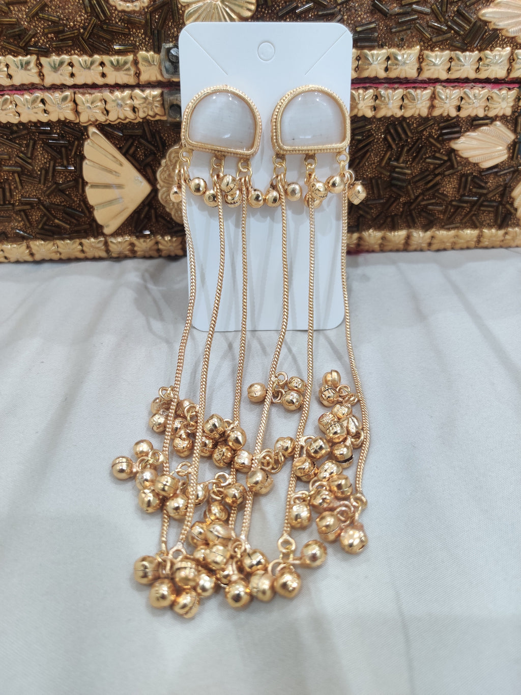 Kashmiri Cascade Earrings – Available in 2 Elegant Colors